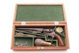 CASED Antique CIVIL WAR 1862 mfg. COLT M1862 .36 Percussion POLICE Revolver w/SCARCE 6-1/2 Inch Barrel, Case and ACCESSORIES - 2 of 22