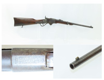 CIVIL WAR/FRONTIER Antique BURNSIDE M1865 SPENCER SRC w/STABLER CUT-OFF
CAVALRY Saddle Ring Carbine