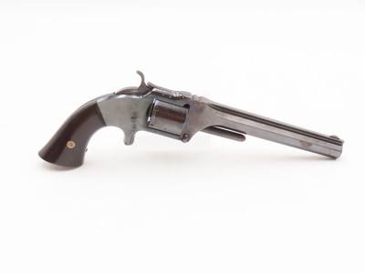 EXCEPTIONAL & CASED Antique SMITH & WESSON No. 2 “Old Army” DEAD MAN’S HAND Made After the CIVIL WAR Era circa the late 1860s - Image 20 of 23