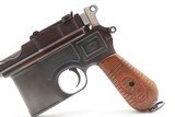 German MAUSER WORLD WAR I Era 9x19mm BROOMHANDLE Semi-Auto PISTOL C&R
With “RED 9” GRIPS, MANUEL & STRIPPER CLIPS - 15 of 19