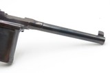 German MAUSER WORLD WAR I Era 9x19mm BROOMHANDLE Semi-Auto PISTOL C&R
With “RED 9” GRIPS, MANUEL & STRIPPER CLIPS - 4 of 19