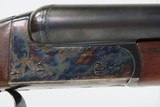 AYA AGUIRRE y ARANZABAL Side by Side Engraved c1970s SXS Spanish Basque 12g Model 4/53 BOXLOCK Shotgun w/CASE COLORS - 5 of 25