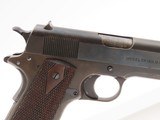 1918 mfr. UNITED STATES PROPERTY COLT 1911 US ARMY Pistol GOVT World War I
WWI-era Inspector Marked 1911 Government Model - 20 of 22