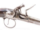 SILVER MOUNTED B. Brooke Antique QUEEN ANNE Flintlock Pistol GROTESQUE Mask BRITISH PROOFED with RIFLED SCREW OFF BARREL - 4 of 18