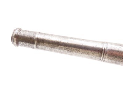 SILVER MOUNTED B. Brooke Antique QUEEN ANNE Flintlock Pistol GROTESQUE Mask BRITISH PROOFED with RIFLED SCREW OFF BARREL - Image 10 of 18