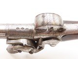 SILVER MOUNTED B. Brooke Antique QUEEN ANNE Flintlock Pistol GROTESQUE Mask BRITISH PROOFED with RIFLED SCREW OFF BARREL - 13 of 18