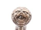 SILVER MOUNTED B. Brooke Antique QUEEN ANNE Flintlock Pistol GROTESQUE Mask BRITISH PROOFED with RIFLED SCREW OFF BARREL - 12 of 18