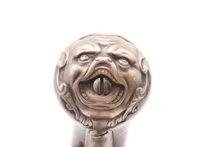 SILVER MOUNTED B. Brooke Antique QUEEN ANNE Flintlock Pistol GROTESQUE Mask BRITISH PROOFED with RIFLED SCREW OFF BARREL - Image 12 of 18