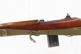 WORLD WAR II Era U.S. UNDERWOOD M1 Carbine .30 SUPPORT TROOP Rifle WWII C&R CROSSED CANNONS Cartouche w/CANVAS WEB SLING - 18 of 21