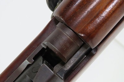 WORLD WAR II Era U.S. UNDERWOOD M1 Carbine .30 SUPPORT TROOP Rifle WWII C&R CROSSED CANNONS Cartouche w/CANVAS WEB SLING - Image 12 of 21