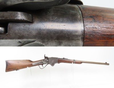 INDIAN WARS|FRONTIER Antique SPENCER M1865 Repeating SADDLE RING CARBINE1 of about 24,000 Post-Civil War Carbines Produced - Image 1 of 18