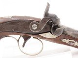 ENGRAVED & SILVER Mounted Antique DERINGER Percussion Pistol KILLED LINCOLN Henry Deringer’s Famous Pocket Pistol GERMAN SILVER - 3 of 16