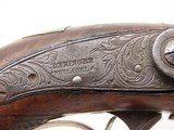 ENGRAVED & SILVER Mounted Antique DERINGER Percussion Pistol KILLED LINCOLN Henry Deringer’s Famous Pocket Pistol GERMAN SILVER - 5 of 16