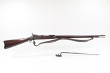INDIAN WARS Antique U.S. SPRINGFIELD M1879 Breech Load TRAPDOOR w/BAYONET
1883 mfg. with SOCKET BAYONET & LEATHER SLING - 2 of 25