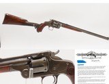 Factory Lettered 18” SMITH & WESSON 320 REVOLVING RIFLE w/SHOULDER STOCK
1 of only 977 Manufactured; M.W. ROBINSON, NY