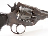 1917 Dated WORLD WAR I Era British WEBLEY & SCOTT Mark VI .45 Revolver C&R
British MILITARY Service Revolver BOTH WORLD WARS - 21 of 22