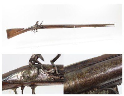 British TOWER Marked Antique INDIA Pattern BROWN BESS .75 FLINTLOCK Musket
NAPOLEONIC WARS Era Musket with “GR” ROYAL CIPHER