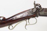 Mid-1800s Antique S. VOSBURGH Half Stock Percussion HOMESTEAD/HUNTING Rifle ALABAMA, NEW YORK Made Game Getting Rifle - 5 of 20