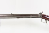 Mid-1800s Antique S. VOSBURGH Half Stock Percussion HOMESTEAD/HUNTING Rifle ALABAMA, NEW YORK Made Game Getting Rifle - 16 of 20