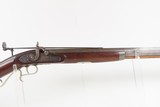 ENGRAVED Antique AMERICAN Half Stock Percussion HOMESTEAD/HUNTING Rifle
GAME GETTING .32 Caliber Rifle with REMINGTON LOCK - 3 of 20