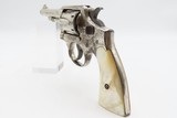 SMITH & WESSON .38 M&P Model of 1905 .38 SPECIAL Revolver C&R PEARL GRIPS
NICKEL FINISH DA SELF DEFENSE Revolver w/HOLSTER - 14 of 17