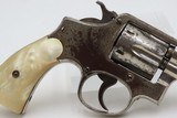 SMITH & WESSON .38 M&P Model of 1905 .38 SPECIAL Revolver C&R PEARL GRIPS
NICKEL FINISH DA SELF DEFENSE Revolver w/HOLSTER - 17 of 17