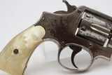 SMITH & WESSON .38 M&P Model of 1905 .38 SPECIAL Revolver C&R PEARL GRIPS
NICKEL FINISH DA SELF DEFENSE Revolver w/HOLSTER - 16 of 17