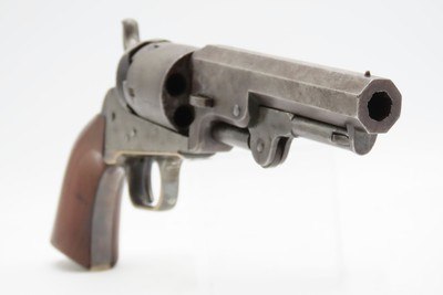 Pre-CIVIL WAR Antique COLT M1849 Percussion POCKET Revolver w/WRITING DESKWith INK WELL, DICE, CARDS, and other ACCESSORIES - Image 19 of 21