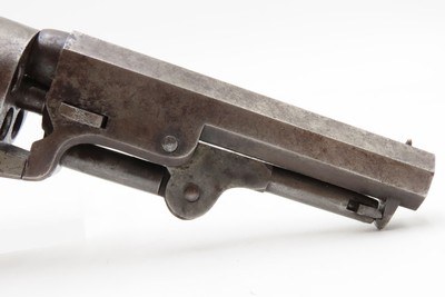 Pre-CIVIL WAR Antique COLT M1849 Percussion POCKET Revolver w/WRITING DESKWith INK WELL, DICE, CARDS, and other ACCESSORIES - Image 4 of 21
