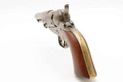 Pre-CIVIL WAR Antique COLT M1849 Percussion POCKET Revolver w/WRITING DESKWith INK WELL, DICE, CARDS, and other ACCESSORIES - Image 20 of 21