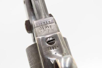 Pre-CIVIL WAR Antique COLT M1849 Percussion POCKET Revolver w/WRITING DESKWith INK WELL, DICE, CARDS, and other ACCESSORIES - Image 9 of 21