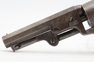 Pre-CIVIL WAR Antique COLT M1849 Percussion POCKET Revolver w/WRITING DESKWith INK WELL, DICE, CARDS, and other ACCESSORIES - Image 15 of 21