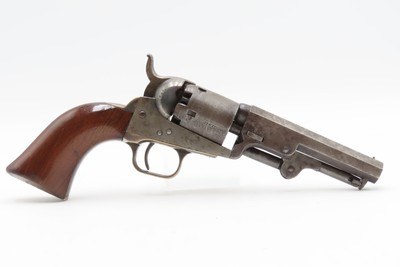 Pre-CIVIL WAR Antique COLT M1849 Percussion POCKET Revolver w/WRITING DESKWith INK WELL, DICE, CARDS, and other ACCESSORIES - Image 3 of 21