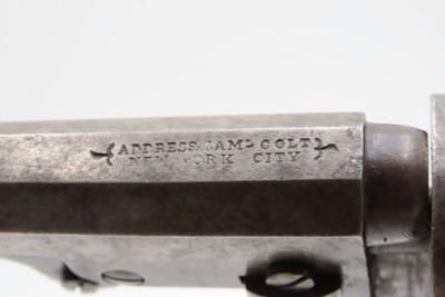 Pre-CIVIL WAR Antique COLT M1849 Percussion POCKET Revolver w/WRITING DESKWith INK WELL, DICE, CARDS, and other ACCESSORIES - Image 13 of 21