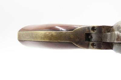 Pre-CIVIL WAR Antique COLT M1849 Percussion POCKET Revolver w/WRITING DESKWith INK WELL, DICE, CARDS, and other ACCESSORIES - Image 12 of 21