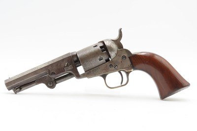 Pre-CIVIL WAR Antique COLT M1849 Percussion POCKET Revolver w/WRITING DESKWith INK WELL, DICE, CARDS, and other ACCESSORIES - Image 14 of 21