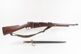 Antique St. ETIENNE Mannlicher-Berthier M1892 8mm LEBEL Carbine w/BAYONET
Pre-WORLD WAR I French MILITARY w/SCABBARD & SLING