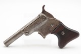 DESIRABLE Antique J. Stevens & Co. “FISH TAIL” Vest Pocket “KICKUP” Pistol
JOSHUA STEVENS’ First Gun Produced on his own RARE - 9 of 13