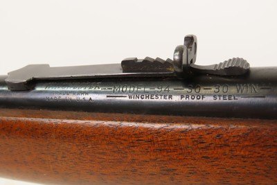 1956 mfg. WINCHESTER M94 .30-30 WIN Lever Action Carbine C&R DEER HUNTERICONIC Hunting/Sporting Rifle in .30-30 Caliber - Image 16 of 18