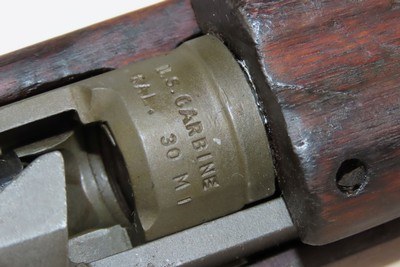WORLD WAR II Era U.S. INLAND M1 Carbine SEMI-AUTOMATIC Light Rifle WWII C&R GENERAL MOTORS DIVISION Mfg. w/CANVAS WEB SLING - Image 12 of 20