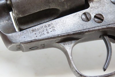 1882 mfr. Antique COLT FRONTIER SIX-SHOOTER Model 1873 .44-40 WCF RevolverBlack Powder Frame .44-40 WCF SAA - Image 9 of 22