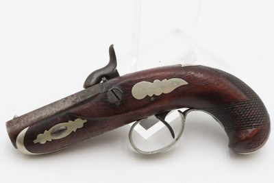 Rare NASHVILLE, TENNESSEE Henry DERINGER Pistol Antique .44 Antebellum Retailer Marked for W.H. CALHOUN AGENT - Image 12 of 16