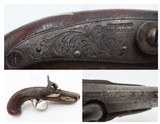 Rare NASHVILLE, TENNESSEE Henry DERINGER Pistol Antique .44 Antebellum Retailer Marked for W.H. CALHOUN AGENT