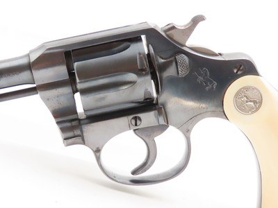 LETTERED Double Action COLT POLICE POSITIVE .32 Revolver C&R w/IVORY GRIPSColt’s Widely Produced Police Revolver Design - Image 16 of 19