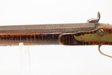 HEAVY OCTAGONAL BARREL LONG RIFLE by S Smith .44 Caliber Antique Full Stock SIGNED Kentucky Style HUNTING|HOMESTEAD Longarm - 25 of 25