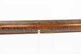 HEAVY OCTAGONAL BARREL LONG RIFLE by S Smith .44 Caliber Antique Full Stock SIGNED Kentucky Style HUNTING|HOMESTEAD Longarm - 23 of 25