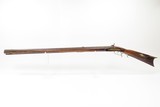 HEAVY OCTAGONAL BARREL LONG RIFLE by S Smith .44 Caliber Antique Full Stock SIGNED Kentucky Style HUNTING|HOMESTEAD Longarm - 21 of 25