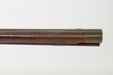 HEAVY OCTAGONAL BARREL LONG RIFLE by S Smith .44 Caliber Antique Full Stock SIGNED Kentucky Style HUNTING|HOMESTEAD Longarm - 3 of 25