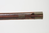 HEAVY OCTAGONAL BARREL LONG RIFLE by S Smith .44 Caliber Antique Full Stock SIGNED Kentucky Style HUNTING|HOMESTEAD Longarm - 9 of 25