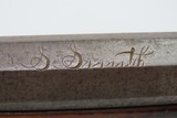 HEAVY OCTAGONAL BARREL LONG RIFLE by S Smith .44 Caliber Antique Full Stock SIGNED Kentucky Style HUNTING|HOMESTEAD Longarm - 20 of 25